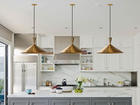 Set of 3 Brass Pendant Light for Kitchen Island , Hanging Lamp, Art Deco Lamp - Etsy Hanging Lamps Kitchen Islands, Island Lamps Kitchen, Large Brass Pendant Light, Oversized Kitchen Pendants, Rattan Kitchen Pendants, Brass Pendant Lights Over Kitchen Island, Modern Pendant Lighting Kitchen Island, Unique Hanging Light Fixtures, Brass Kitchen Pendants