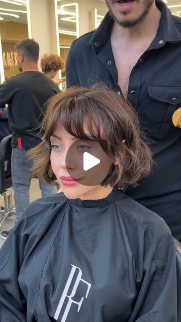 Back Of French Bob, French Bob Updo, Haircuts For Roman Nose, Short Hair With Whisky Bangs, Textured French Bob With Bangs, Curtain Bangs French Bob, French Bob Haircut Over 50, Chin Length French Bob With Bangs, Shaggy Bob For Straight Hair