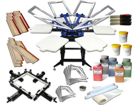 T-shirt Printing Materials Checklist for Beginners Screen Printing Equipment, Screen Printing Supplies, Screen Printing Press, T Shirt Printing Machine, Screen Printing Machine, Screen Printer, Printing Machine, Grade 4, T Shirt Printing