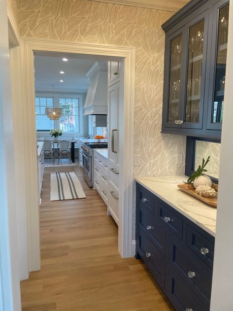 L Shaped Kitchen With Butlers Pantry, Walk Through Pantry To Dining Room, Kitchen Plans With Butlers Pantry, Walk In Pantry With Cabinet Doors, Butlers Pantry To Dining Room, Open Shelves Butlers Pantry, Kitchen Pantry In Dining Room, Mudroom Turned Butlers Pantry, Butler Pantry In Dining Room