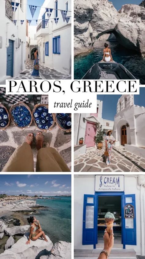 Greek Islands Paros, Paros Greece Travel Guide, Best Beaches In Greece, Paros Greece Instagram Spots, Paros Greece Restaurants, Best Greek Islands To Visit, Paros Island Greece, Travel Mediterranean, Greek Islands Vacation