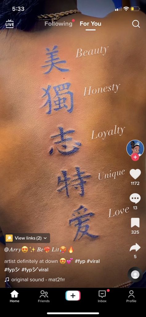 Chinese Loyalty Tattoo, Loyalty Over Love Tattoo For Women Ideas, Loyalty Tattoo For Women Ideas, Loyalty Out Values Everything Tattoo, Loyalty Over Love Tattoo, Tatted Girl, Truth Tattoo, Fire Tattoos, Trust Tattoo