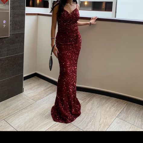 Red Sparkle Dress Prom, Red Sparkly Formal Dress, Marron Prom Dress, Red Glittery Prom Dress, Red Sparkle Prom Dress, Red Sparkly Prom Dresses, Mermaid Tail Prom Dress, Red Glittery Dress, Red Sparkly Prom Dress