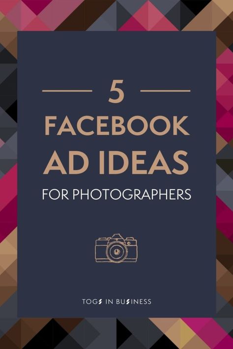 Photography Business Pricing, Facebook Advertising Tips, Business Facebook Page, Photography Business Marketing, Advertising Tips, Photography Marketing Templates, Photographer Marketing, Ad Ideas, Facebook Ads Manager