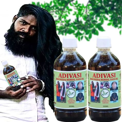 Adivasi Vishvambhari Ayurvedic Hair Oil Black Maca, Herbs For Hair Growth, Ayurvedic Hair Care, Dandruff Hair, Ayurvedic Hair Oil, Ayurvedic Diet, Hair Locs, Herbs For Hair, Hair Falls