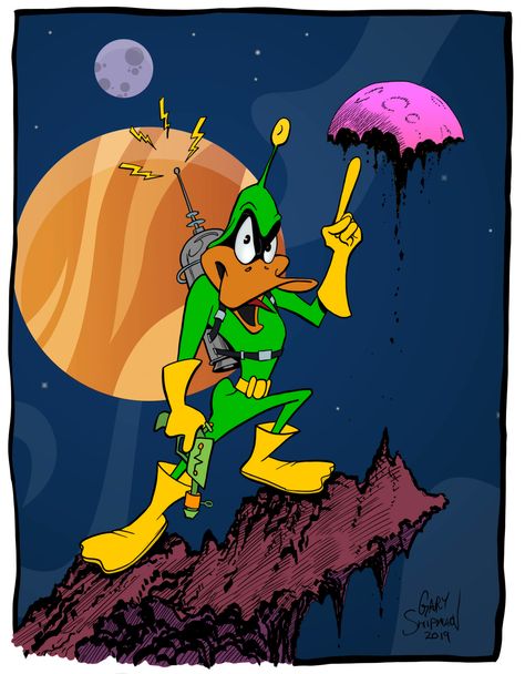 Duck Dodgers, Looney Tunes Piggy Costume, Duck Dodgers, Gorgeous Wallpaper, Spooky Tattoos, Star Wars Drawings, Book Artwork, Flash Tattoos, Art Basics, Comic Book Artwork