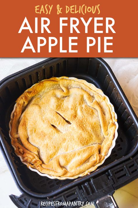 Air Fryer Apple Pies With Pie Crust, Air Fry Apple Pie, Air Fry Pies, Air Fryer Tarts, Air Fried Pies, Airfryer Apple Pie, Deserts In Airfryer, Air Fryer Pies With Pie Crust, Airfryer Pies