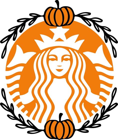 Halloween Starbucks, Clothes Pin Wreath, Starbucks Halloween, Starbucks Logo, Halloween Icons, App Logo, Mini Drawings, Diy Dress, Halloween Wallpaper