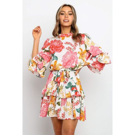 Petal And Pup Womens Peta Dress : Target Flower Sundress, Petal And Pup, Mid Length Sleeves, Half Sleeve Dresses, Evening Dresses Elegant, Dresses Elegant, Floral Mini Dress, Printed Mini Dress, Peta