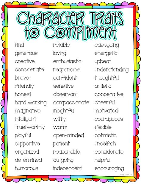 Nurtured Heart Approach, Character Traits List, Positive Character Traits, Report Card Comments, Character Words, Character Traits, Kindergarten Graduation, End Of School Year, Character Trait