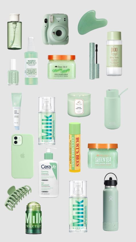 #mint #mintgreen #mintaesthetic #mintgreenaesthetic #pretty Green Gift Basket Ideas Friends, Seafoam Green Aesthetic, Mint Aesthetic, Mint Green Aesthetic, Perfect Skin Care Routine, Green Gifts, Perfect Skin, Seafoam Green, Green Aesthetic