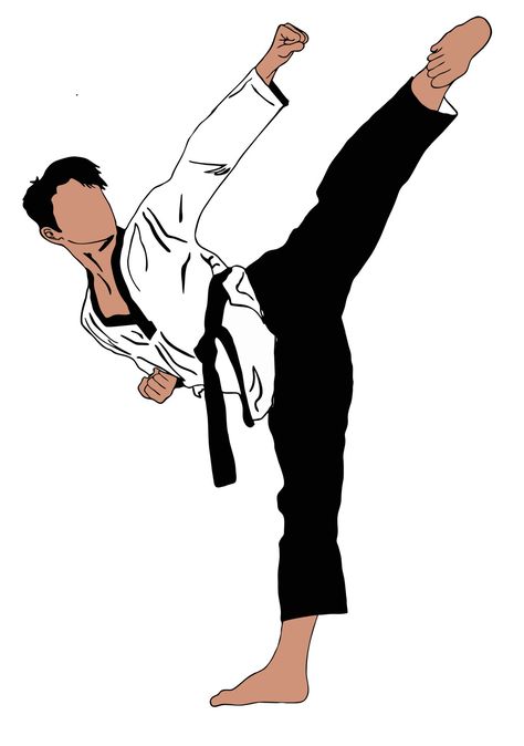 Taekwondo Drawing, Tkd Taekwondo, Taekwondo Wallpaper, Ig Stickers, Cartoon Art Drawing, Korea Wallpaper, Indian Paintings, Cityscape Photos, Beautiful Drawings