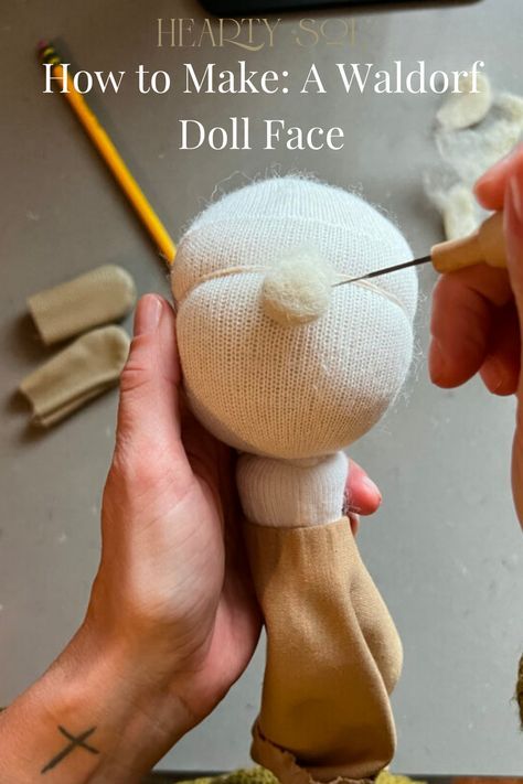 Felted Doll Face, Doll Body Patterns Free, Waldorf Doll Patterns Free Templates, Free Waldorf Doll Pattern, Diy Waldorf Doll, Embroidered Doll Faces, Handmade Dolls How To Make, Waldorf Doll Pattern Free, Lali Dolls