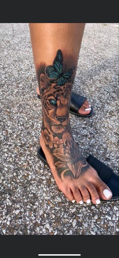 Tattoos For Women Black Women, Shin Tattoo Black Women, Foot Leg Tattoos For Women, Foot And Shin Tattoos For Women, Foot Sleeve Tattoo, Leg Cover Up Tattoos For Women, Foot Cover Up Tattoos For Women, Thigh Cover Up Tattoo Women, Black Women With Tattoos