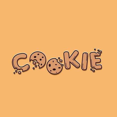 FOOD TYPOGRAPHY on Behance Pastry Shop Logo Design Ideas, Food Fonts Typography, Cookie Logo Ideas, Cookie Logo Design Ideas Aesthetic, Cookies Logo Ideas Brand Identity, Creative Sticker Design, Cookie Poster Design, Food Font Design, Food Business Logo Ideas