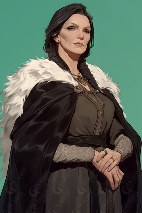 Lady Velrosa Nanda, High Steward of Nightstone, Lawful Good Human Noble (Storm King’s Thunder) Fantasy Noblewoman Art, Female Noble Character Art, Fantasy Noble Art, Noble Woman Art, Human Dnd Character, Dnd Noble Woman, Fantasy Noble, Queen Character Design, Middle Ages Fantasy