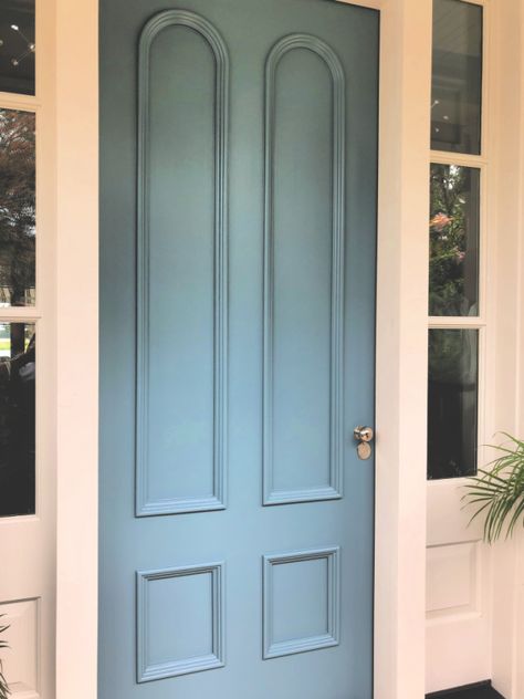 Southern Living Idea House 2019 - Celebrate & Decorate-Paint color is Sherwin Williams SW9140 Blustery Sky Jamestown Blue Benjamin Moore Front Door, Blustery Blue Sherwin Williams, Blue Seagrass Sherwin Williams Front Door, Sherwin Williams Dutch Tile Blue Front Door, Watery Sherwin Williams Front Door, Sherwin Williams Blustery Sky Exterior, Dutch Tile Blue Front Door, Blustery Sky Sherwin Williams Exterior, Blue Front Door Colors Sherwin Williams