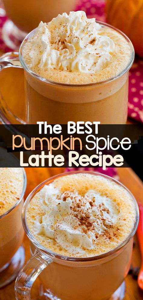 How To Make The Best Starbucks Pumpkin Spice Latte Recipe Clean Pumpkin Spice Latte, Pumpkin Spice Half And Half, Starbucks Psl Recipe, Psl Recipe Starbucks, Pumpkin Spice Latte Mix Recipe, Cold Brew Pumpkin Spice Latte, Pumpkin Flavored Coffee, Hot Pumpkin Chai Latte, How To Make A Psl At Home