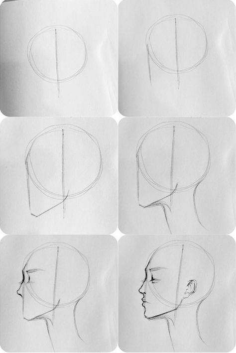 Conseils et astuces pour dessiner un visage - tuto de dessin pour apprendre à dessiner #dessiner #drawing Drawing A Person Step By Step, How To Draw A Head, Character Sketch Ideas, Draw Head, Art Tricks, Drawing Anime Bodies, Body Part Drawing, Shadow Drawing, Desen Realist