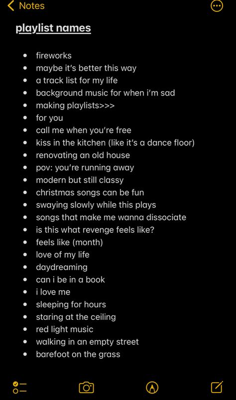 Playlist Names For English Songs, Sped Up Playlist Covers, Concert Playlist Names, Playlist Names For Alternative Music, Grunge Band Name Ideas, Spooky Playlist Names, Indie Pop Playlist Names, Playlist Inspo Aesthetic, Band Name Ideas Rock