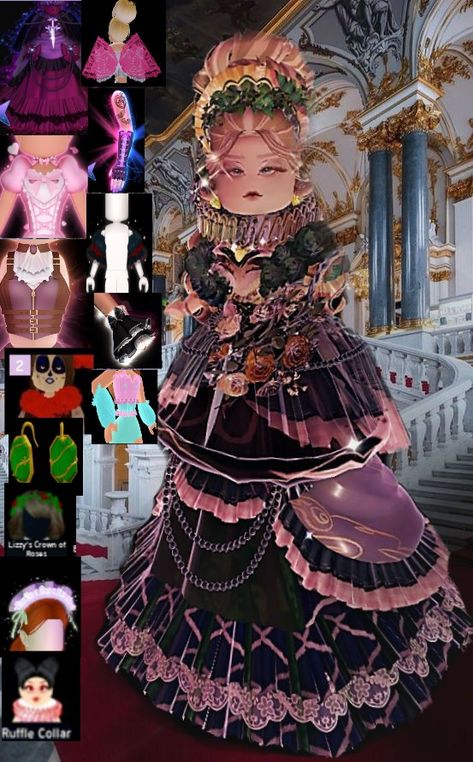 Royale High Sleepover Outfit, Victorian Outfit Royale High, On The Farm Outfit Royale High, On The Farm Outfit, Princess Royale High Outfits, Detailed Royale High Outfits, Royal High Scene Outfits, Rh Outfit Ideas Cheap, Royale High Boy Outfits Tutorial