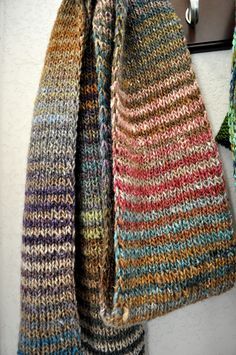 Noro Yarn, Knit Clothes, Knit Clothing, Christmas Knit, Knitted Scarves, Brooklyn Tweed, Striped Scarf, Kleidung Diy, How To Purl Knit