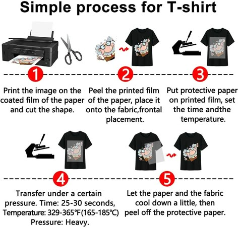 Diy T Shirt Iron On Design, Heat Transfer T Shirts, How To Put Print On Shirt, Transfer Paper To Fabric T Shirts, Making T Shirts Heat Transfer, Diy Shirt Printing Transfer Paper, Tshirt Transfer Paper, Diy Transfer Paper Shirt, Iron Transfer Shirts Diy