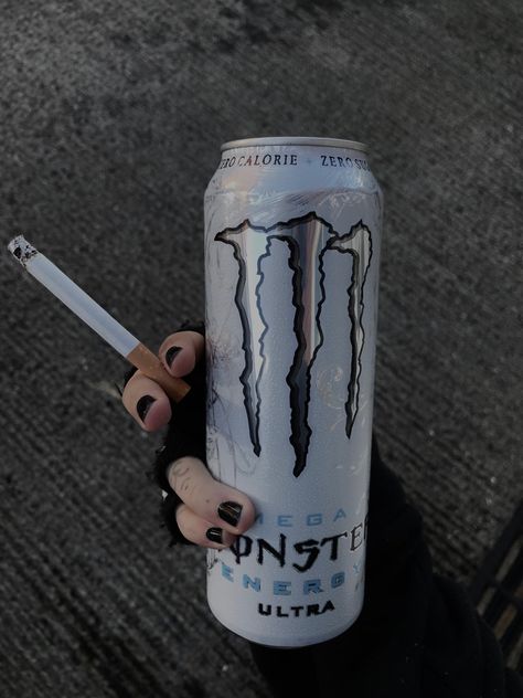 Monster Energy Aesthetic, Impulsive Ideas, White Monster, Monster Crafts, Monster Energy Drink, Emo Wallpaper, Love Monster, Puff And Pass