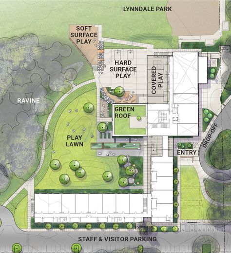 Lynndale Elementary School – Mahlum Middle School Floor Plan, Elementary School Architecture, School Floor Plan, School Forms, School Site, Volunteer Programs, Community Space, Nature Play, School Programs