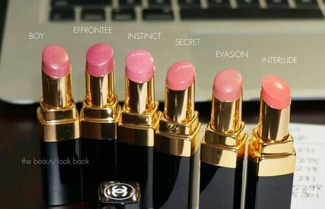 Love these Chanel Colors Pink Makeup Palette, Chanel Rouge Coco Shine, Lipstick Guide, Loreal Lipstick, Chanel Lip, Cute Lipstick, Chanel Lipstick, Chanel Rouge, Chanel Makeup