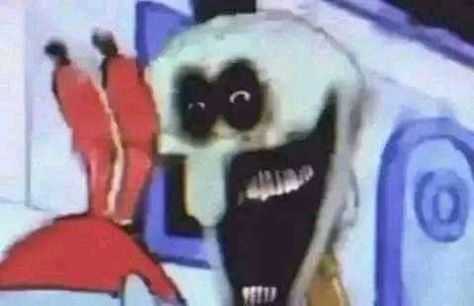 Scary Images, Scary Photos, Creepy Core, Creepy Faces, Creepy Images, Reaction Pic, Creepy Pictures, Weird Images, Spongebob Memes