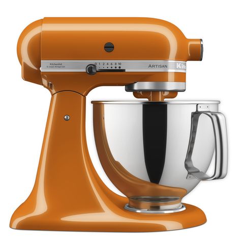 KitchenAid's New Color of the Year Is Called 'Honey,' and It’s Just as Sweet and Calming as It Sounds Kitchenaid Artisan Mixer, Kitchenaid Artisan Stand Mixer, Chocolate Chip Pudding, Chocolate Chip Pudding Cookies, Kitchenaid Artisan, Countertop Appliances, Kitchenaid Stand Mixer, Head Stand, Stainless Steel Bowls