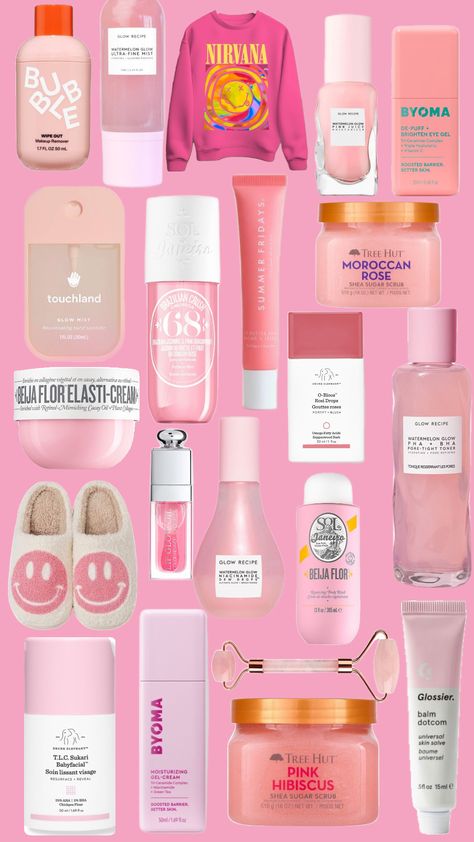 #pink #preppy #asesthetic #cute #pretty #pinkaesthetic #skincare Preppy Lifestyle Skincare, Preppy Skin Care, Pink Skin Care, Face Makeup Routine, Baddie Stuff, Cute Skincare, Maquillaje Aesthetic, Girly Christmas Gifts, Preppy Skincare