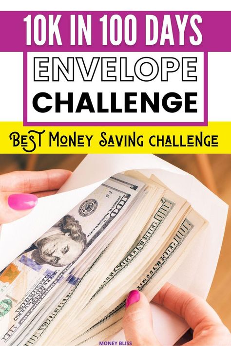 Are you looking to save money and improve your financial situation? The 10k in 100 Days Envelope Challenge is a great way to do just that. This challenge will help you learn about budgeting, saving, investing, and more. With this guide, you'll be on your way to a better financial future in no time! Grab your free printable chart to track progress. Variation the traditional 100 envelope challenge savings to be made. Ideas to vary the 100 day envelope challenge to make it suit your situation. 100 Day Envelope Challenge, Money Save Challenge, Financial Budget Planner, 100 Envelope Challenge, Money Envelope System, Envelope Challenge, Saving Money Chart, Savings Chart, Money Chart