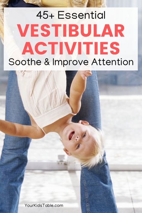 Vestibular And Proprioceptive Activities, Sensory Input Activities For Kids, Vestibular Activities Kids, Remedy For Sore Throat, Vestibular Activities, Sensory Integration Activities, Proprioceptive Activities, Language Development Activities, For Sore Throat