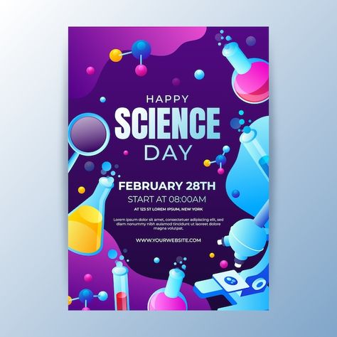 Science Month Pubmat, Science Banner Design, Science Layout Design, Science Festival Poster, Science Fair Poster Design, Stem Poster Design, Creative Science Poster Ideas, Science Event Poster, Science Pubmat