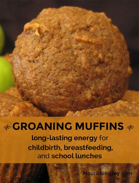 Postpartum Muffin Recipes, Post Partum Muffins, Breastfeeding Muffins, Postpartum Muffins, Labor Snacks For Mom, Groaning Cake, Energy Muffins, Postpartum Food, Postpartum Nutrition