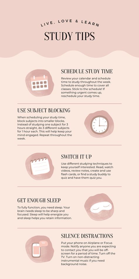 This pin shows 5 tips to help you improve how you study. Which Subject To Study First, Ways To Study Better Tips, Proper Study Routine, Organizing Ideas For Studying, Places To Study Outside, Full Time Student Schedule, Tips How To Study, What To Do After Studying, Quick Learning Tips