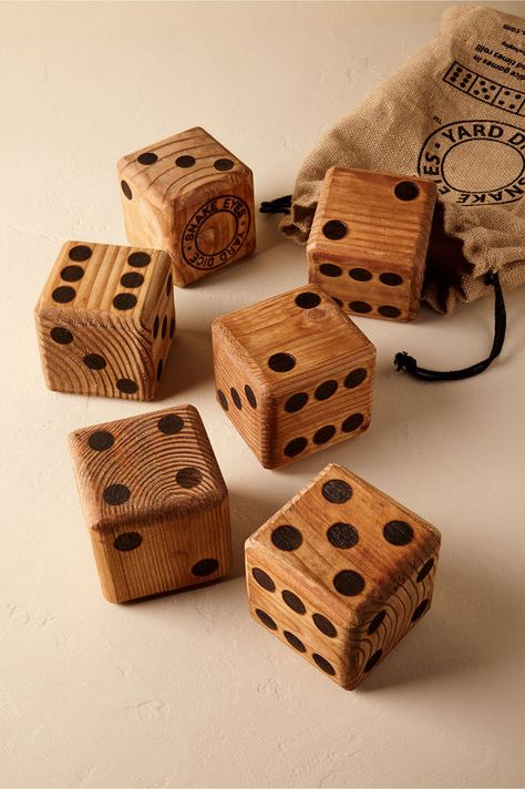 Wooden Dice Game Wooden Toys Design, Wood Dice, Wooden Board Games, Wooden Dice, Wood Craft Projects, Wood Games, Bridesmaid Dresses Formal, Anthropologie Wedding, Gowns Bridesmaid