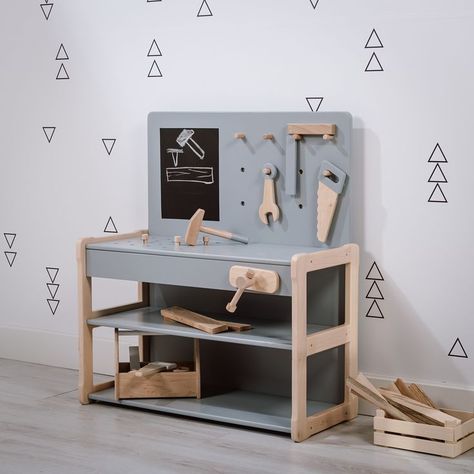 Montesorri Furniture, Montessori Furniture Diy, Kids Furniture Diy, Wooden Kids Furniture, Kid Furniture, Furniture For Kids, Kids Furniture Design, Wooden Benches, Diy Kids Furniture