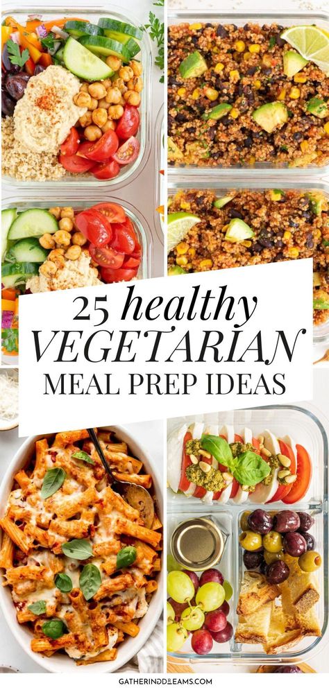 Vegetarian Meal Plan, Vegetarian Meal Prep, Meal Prep Ideas, Vegetarian Meal, Vegetarian Lunch, Prepped Lunches, Vegan Meal Prep, Läcker Mat, Lunch Meal Prep