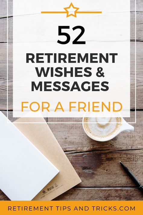 Do you need inspiration on what to write in a retirement card (for a friend)? In this article we give you 52 examples of retirement wishes and messages to write in a retirement card. #retirementcard #retirementmessages #retirementwishes #retirementwishesandmessages #retirement #retirementtips #retirementtricks #retirementtipsandtricks #retired #retirementinspiration #celebrateretirement #retirementideas #retirementparty #retirementpartyideas #retirementquotes #howtocelebrateretirement Retirement Journal Ideas, Cricut Retirement Projects, Retirement Sentiments Cards, Friend Retirement Quotes, Retirement Cards To Make, Retirement Blessings Quote, Retirement Diy Cards, Scrapbook Ideas For Retirement, What To Say In A Retirement Card