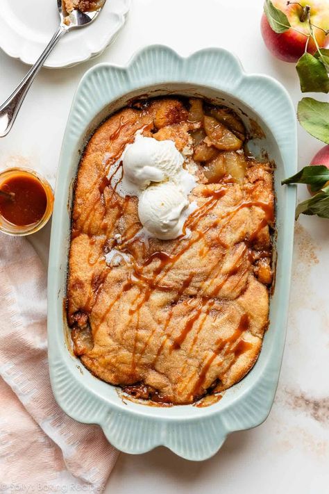 Sallys Baking Apple Pie, Healthy Apple Cobbler Recipe, The Best Apple Cobbler, Ideas For Apple Pie Filling, Apple Desserts To Freeze, Dessert Recipes Fall Easy, Apple Cherry Cobbler, Recipes For Apple Crisp, Fall Foods And Desserts