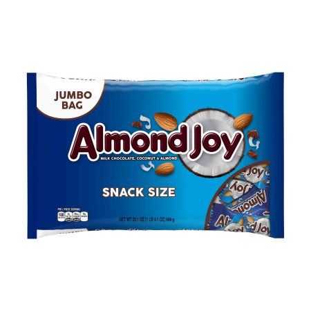 Almond Joy Snack Size Milk Chocolate Coconut & Almond Candy, 20.1 Oz. Almond Joy Brownies, Almond Joys, Almond Snack, Candy Bar Recipe, Homemade Chocolate Bars, Almond Joy Cookies, Coconut Candy, Chocolate Snacks, Coconut Almond