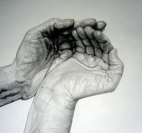 Cupped Hands drawing by ~rE-Fuuused on deviantART Why Do We Have Hands, Sketches Of Hands, Sharpener Drawing, Cupping Hands, Hands Cupped, Drawing Of Hands, Hands Drawing, Drawing Hands, Cupped Hands