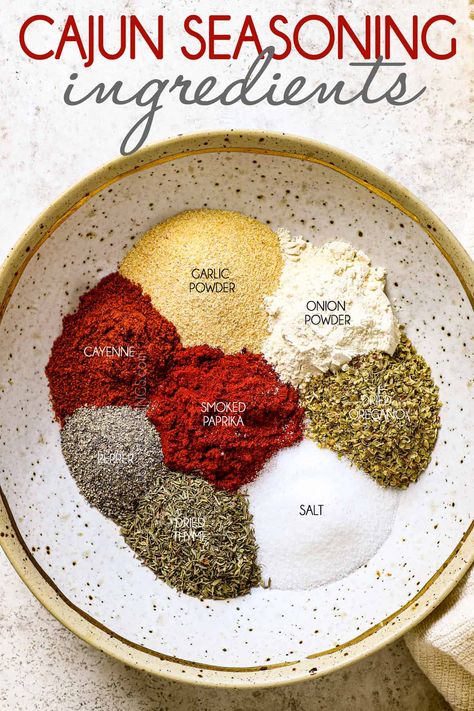 Spicy Cajun Seasoning Recipe, Diy Cajun Seasoning Easy, Cajun Seasoned Chicken, Best Cajun Seasoning, Cajun Fry Seasoning, Spicy Seasoning Recipes, Cajun Chicken Seasoning, How To Make Cajun Seasoning, Spicy Fry Seasoning