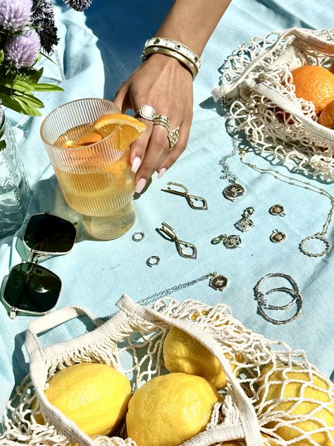 Setting up the perfect picnic spread with my must-have essentials: good company, tasty treats, and of course, mixed metal jewels for that touch of picnic glam Picnic Bag Aesthetic, Glam Picnic, Picnic Spread, Perfect Picnic, Picnic Bag, Bags Aesthetic, Tasty Treats, Good Company, Of Course