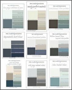 The Creativity Exchange, Choosing Paint, Pintura Exterior, Perfect Paint Color, Paint Color Schemes, 아파트 인테리어, Hus Inspiration, Interior Paint Colors, Shades Of Gray