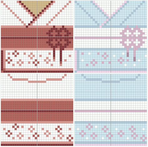 Animal Crossing Designs — flower yukatas Acnl Clothes, Animal Crossing Designs, Motif Acnl, Animal Crossing 3ds, Ac New Leaf, Animal Crossing Guide, Happy Home Designer, Beautiful Kimono, Animal Crossing Qr Codes Clothes