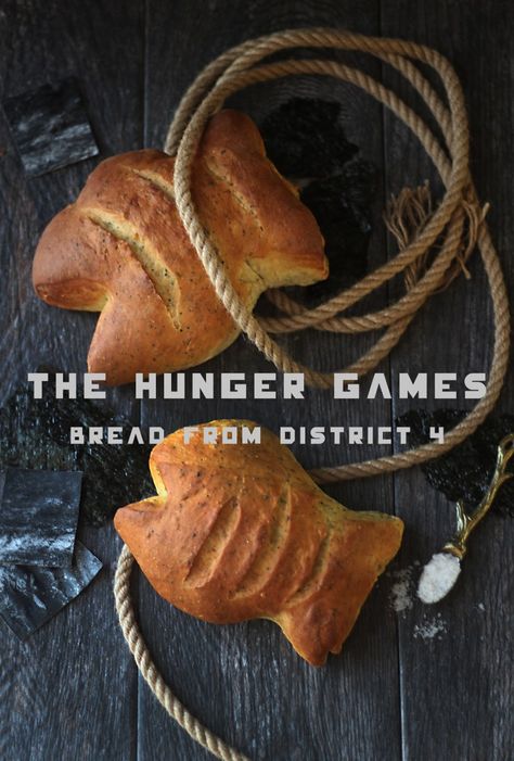 The Hunger Games: Bread from District 4 Recipe District Four Hunger Games, District 4 Aesthetic, Finnick Odair Aesthetic, Movie Inspired Recipes, Feast Of Starlight, Hunger Games Districts, Tribute Von Panem, District 4, Characters Aesthetic